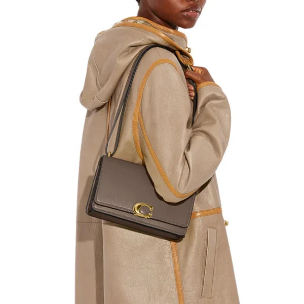 Coach Bandit Shoulder Bag Dark Stone - Image 5