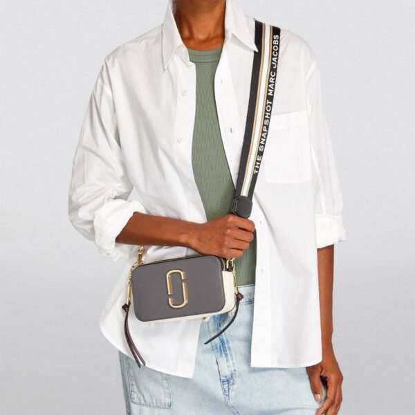 The Marc Jacobs Snapshot Cross-Body Bag Colorblock Shadow Grey/Multi - Image 2
