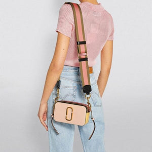 The Marc Jacobs Snapshot Cross-Body Bag Colorblock New Pink/Multi - Image 5