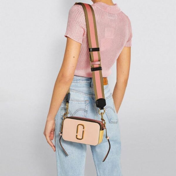 The Marc Jacobs Snapshot Cross-Body Bag Colorblock New Pink/Multi - Image 5