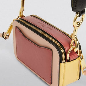The Marc Jacobs Snapshot Cross-Body Bag Colorblock New Pink/Multi - Image 3