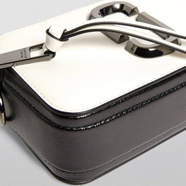 The Marc Jacobs Snapshot Cross-Body Bag Bi-Color Black & White - Image 4