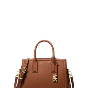 Michael Kors Laila Small Leather Shoulder Bag LUGGAGE