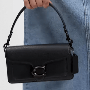 Tabby Shoulder Bag 20 refined pebble leather Black - Image 2