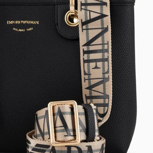 Small MyEA shopper bag with deer print Deep Black - Image 6