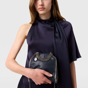 Stella McCartney Falabella Tiny Tote Bag Black Midnight - Image 2