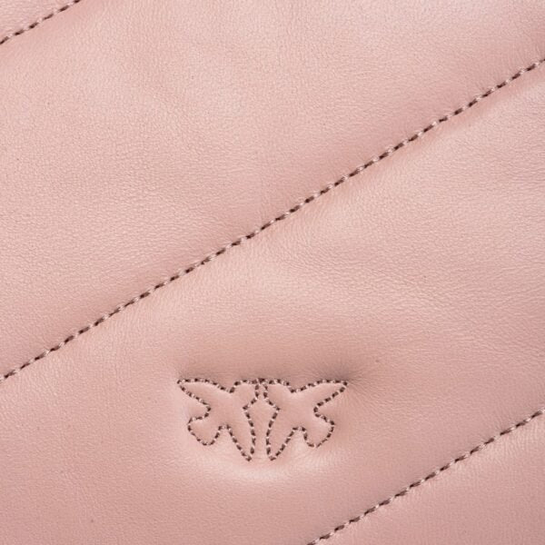 Classic Love Bag Puff Maxi Quilt PINK/DUSTY PINK-ANTIQUE GOLD - Image 5