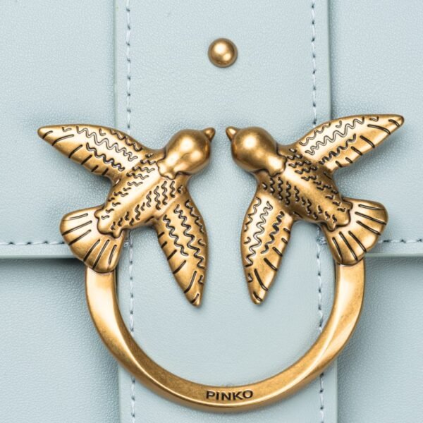 Mini Love Bag One Simply MIST GREY-ANTIQUE GOLD - Image 4