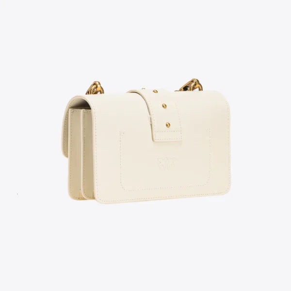 Mini Love Bag One Simply WHITE WHITE-ANTIQUE GOLD - Image 2
