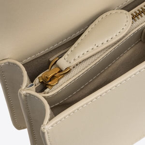 Mini Love Bag One Simply WHITE WHITE-ANTIQUE GOLD - Image 6