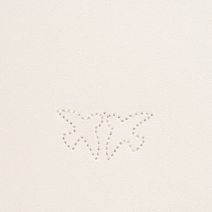 Mini Love Bag One Top Handle Light Simply WHITE WHITE-ANTIQUE GOLD - Image 5