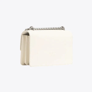 Mini Love Bag One Simply WHITE WHITE-ANTIQUE SILVER - Image 2