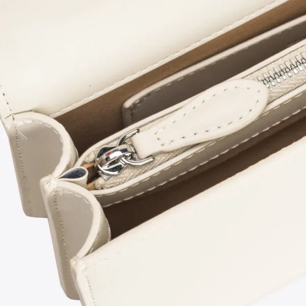 Mini Love Bag One Simply WHITE WHITE-ANTIQUE SILVER - Image 6