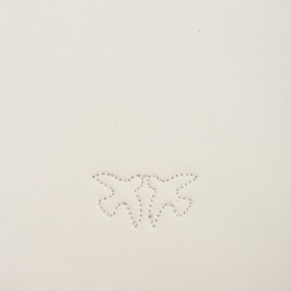 Mini Love Bag Half Moon Simply WHITE WHITE-ANTIQUE GOLD - Image 5