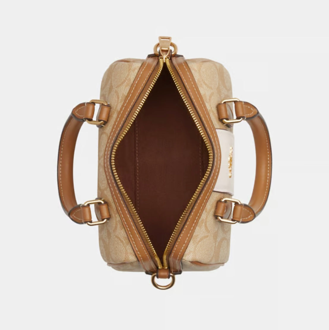 Coach Mini Rowan Crossbody in Signature Canvas with Stripe