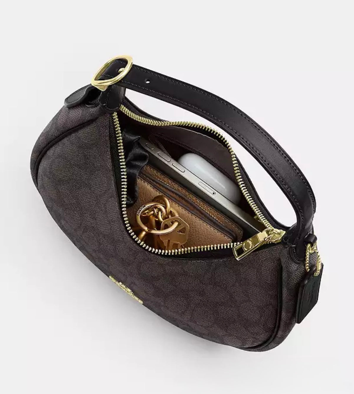 Coach Emily Shoulder Bag In Signature Canvas
