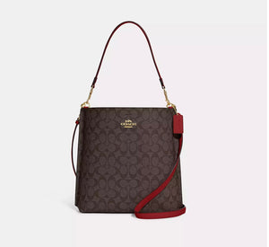 Coach Mollie Bucket Bag in Signature Canvas