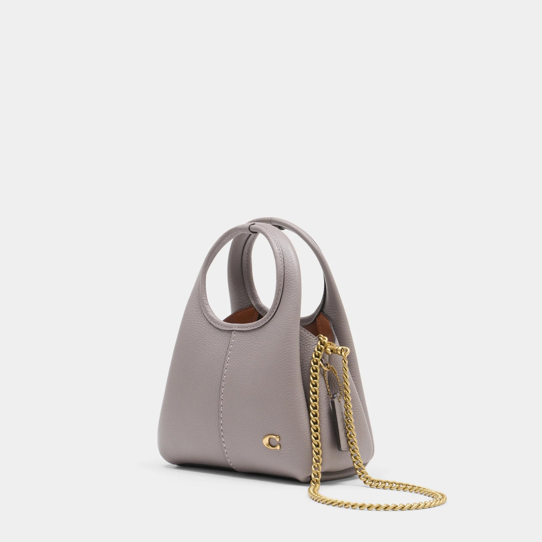 COACH Lana 19 Shoulder Bag Grey - Image 2