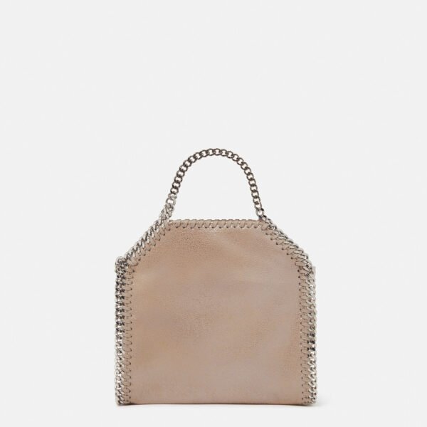 Stella McCartney Falabella Tiny Tote Bag Black Pink pearl - Image 4