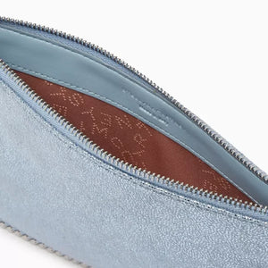 STELLA MCCARTNEY Falabella Pochette in Faux Shaggy Deer Blue - Image 4
