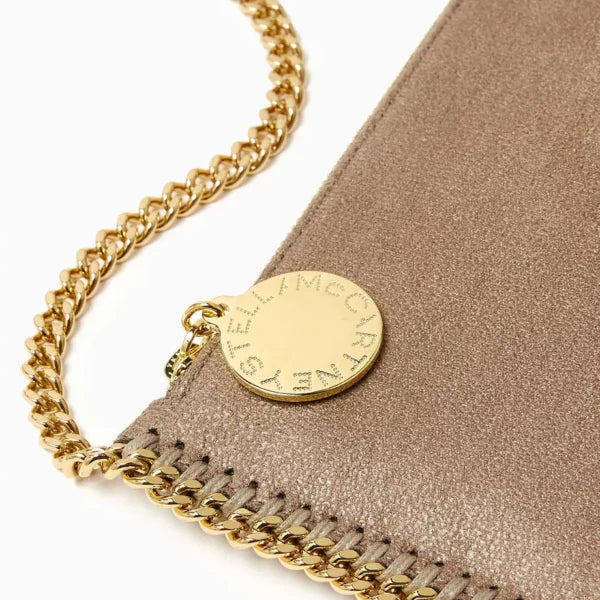 STELLA MCCARTNEY Falabella Pochette in Shaggy Deer Neutral - Image 5