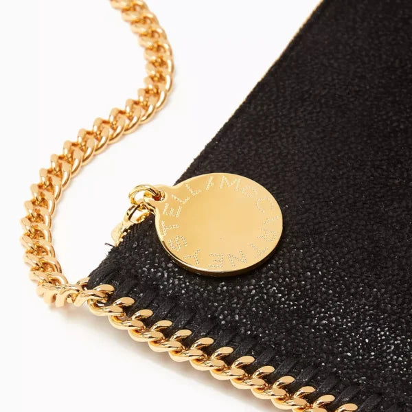STELLA MCCARTNEY Falabella Pochette in Shaggy Deer Black - Image 5