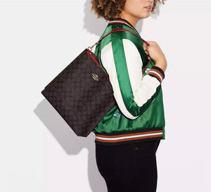 Coach Mollie Bucket Bag in Signature Canvas