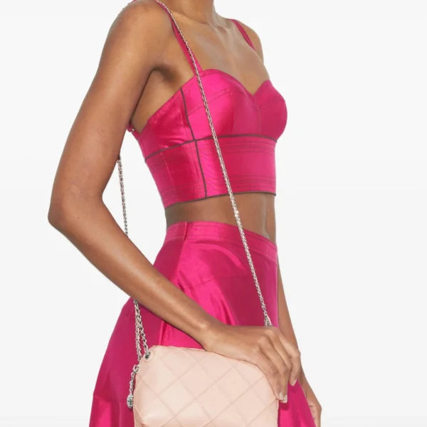 Tory Burch Fleming Soft Crossbody Bag Light Pink - Image 3