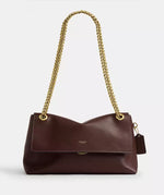 Coach Chelsea Shoulder Bag 30 with Chain in dark brown