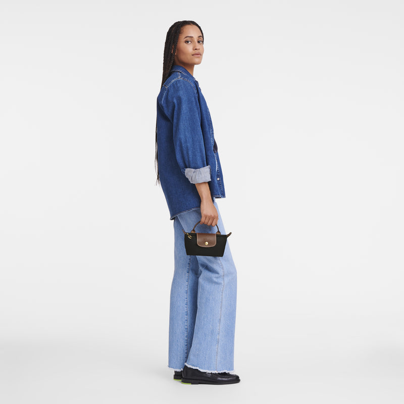Le Pliage Original Pouch with handle Black - Image 2