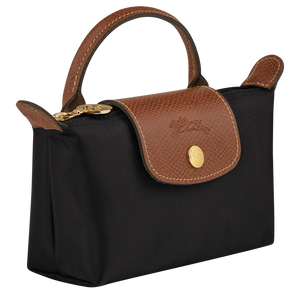 Le Pliage Original Pouch with handle Black - Image 3