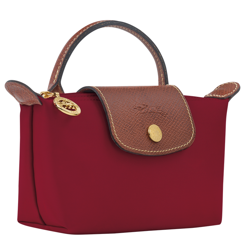 Le Pliage Original Pouch with handle Red - Image 3