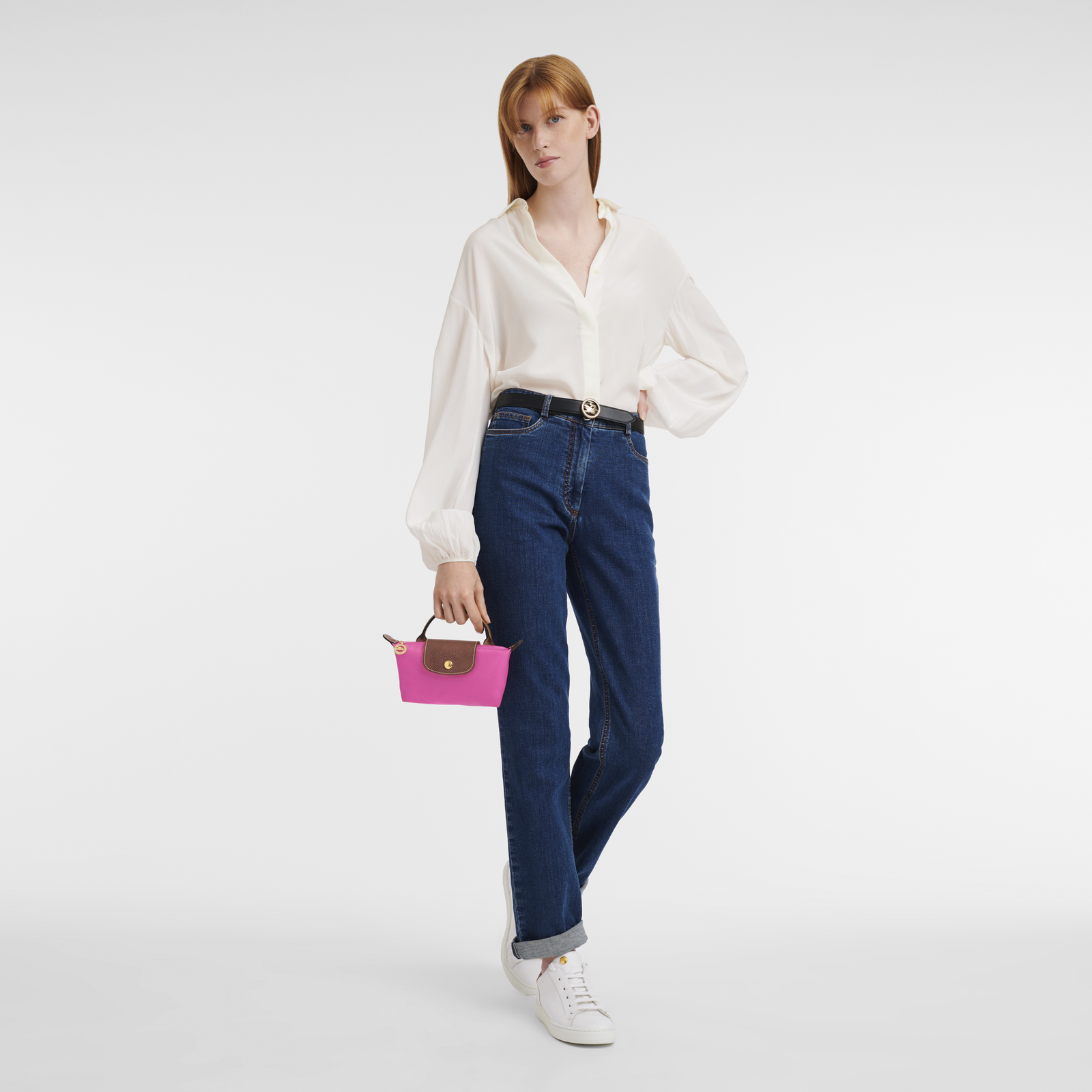 Le Pliage Original Pouch with handle Candy - Image 2