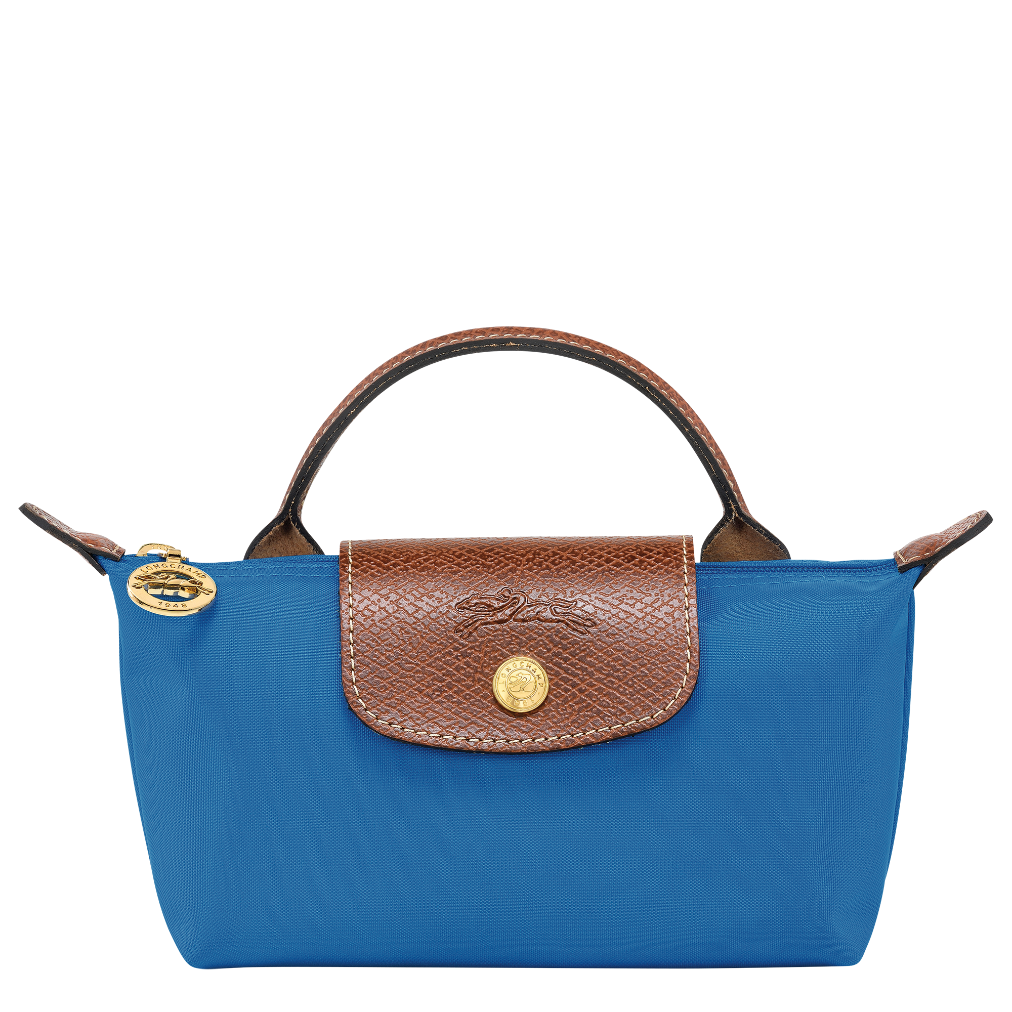 Le Pliage Original Pouch with handle Cobalt