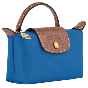 Le Pliage Original Pouch with handle Cobalt - Image 3