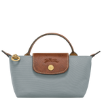 Le Pliage Original Pouch with handle Steel