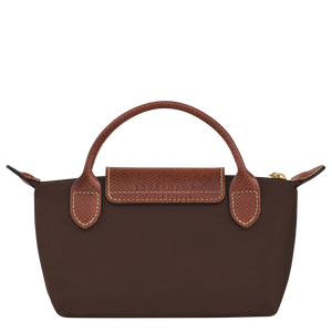 Le Pliage Original Pouch with handle Ebony - Image 4