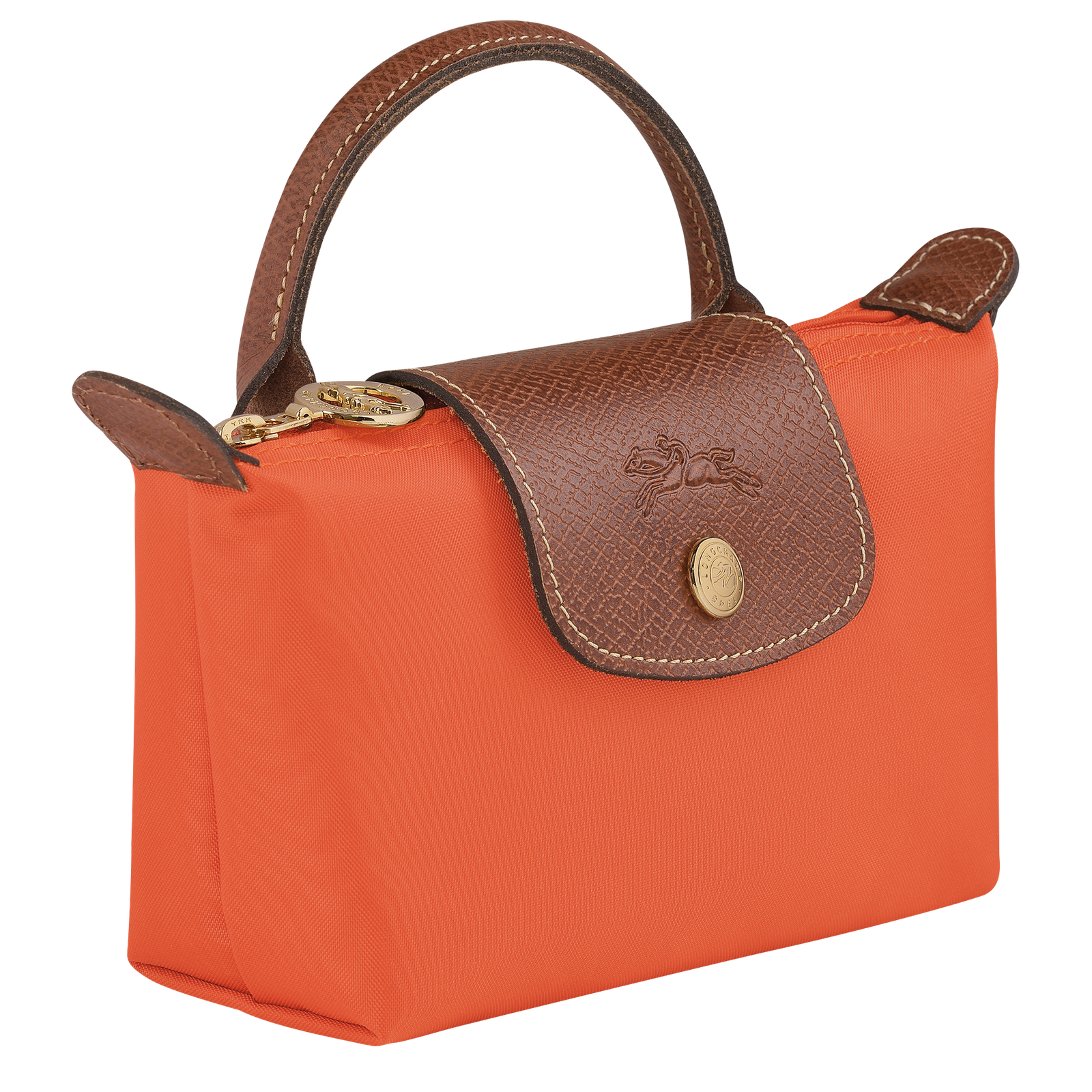 Le Pliage Original Pouch with handle Orange - Image 3