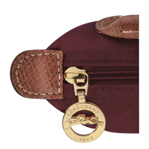 Le Pliage Original Pouch with handle Burgundy - Image 6