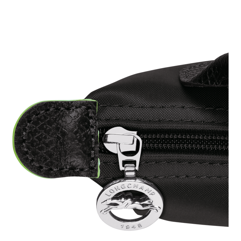 Le Pliage Green Pouch with handle Black - Image 5