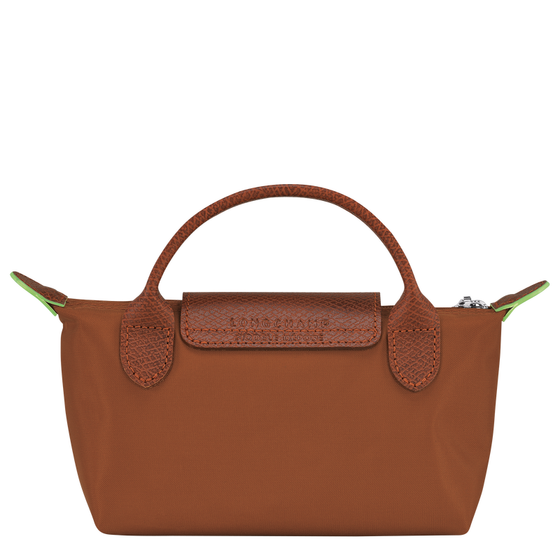 Le Pliage Green Pouch with handle Cognac - Image 4