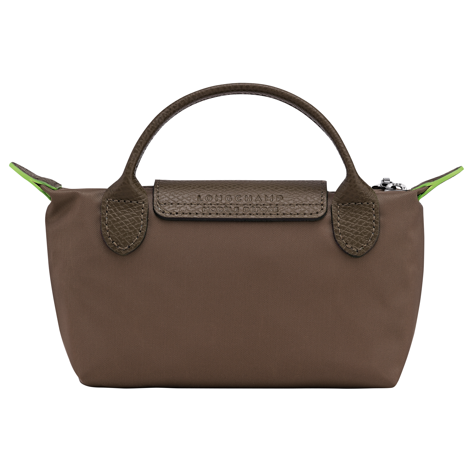 Le Pliage Green Pouch with handle Terra - Image 4