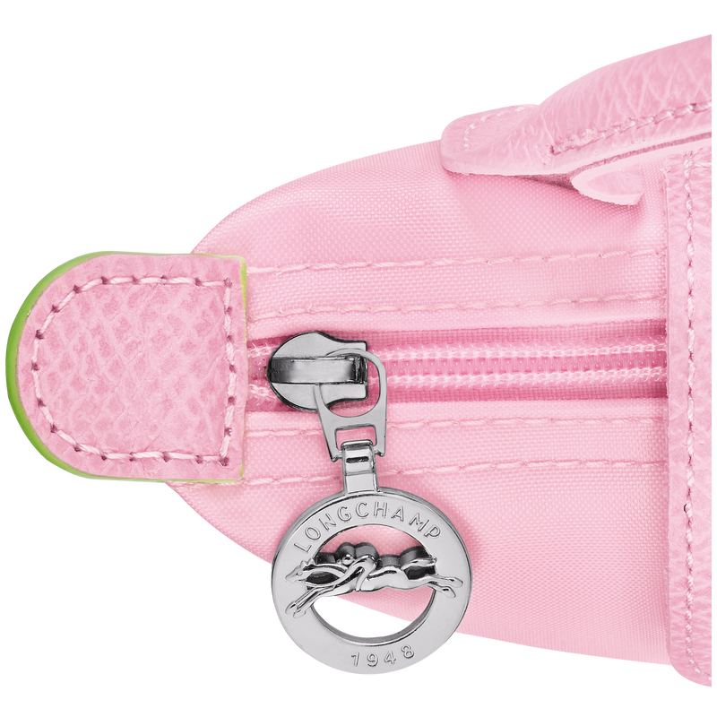 Le Pliage Green Pouch with handle Pink - Image 5