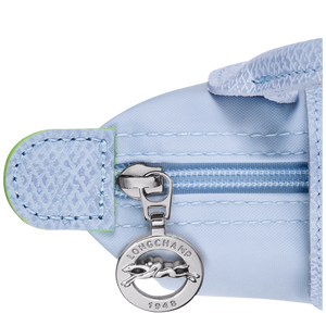 Le Pliage Green Pouch with handle Sky Blue - Image 5