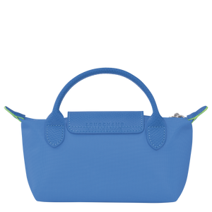 Le Pliage Green Pouch with handle Cornflower - Image 4