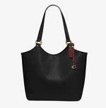 Coach Day Tote Bag Leather Black
