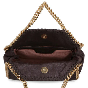 Stella McCartney Falabella Tiny Tote Bag Brown - Image 6