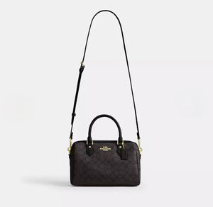 Coach Rowan Satchel in Signature Canvas M