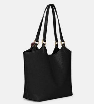 Coach Day Tote Bag Leather Black