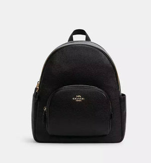 Coach black Court Backpack